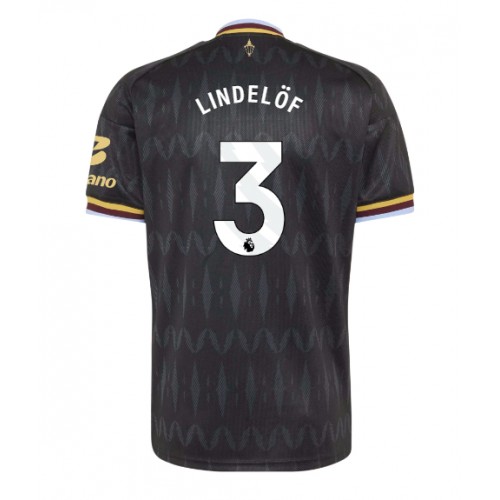 Aston Villa Victor Lindelof #3 Vieraspaita 2026-27 Lyhythihainen